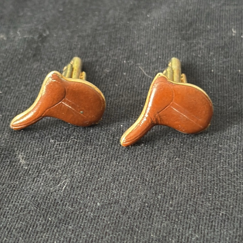 Hickok Saddle Cuff links vintage